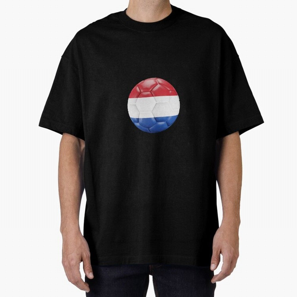 Netherlands Oversized T-Shirt Follow the Road to FIFA World Cup 2026 USA Canada Mexico Highlighting Haaland, France Energy, Stadium Memories, Football Loyalty, International Chants and Championship Tradition; Ideal for Fans Who Follow Messi,