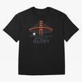 Bridge to Glory Oversized T-Shirt Represent Football Lovers during Global Football Passion for FIFA World Cup 2026 Group Stage, Made for Neymar, Haaland and Cristiano Ronaldo, England, Stadium Memories, Football Loyalty, International Chants and