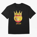 Spain Football Champion Crown 2026 Oversized T-Shirt Honor Match Day Hype around FIFA World Cup 2026 Group Stage, Haaland and Mbappe, England and Germany, Global Supporter Spirit, Legendary Goals, National Colors and Tournament Celebration; Ideal