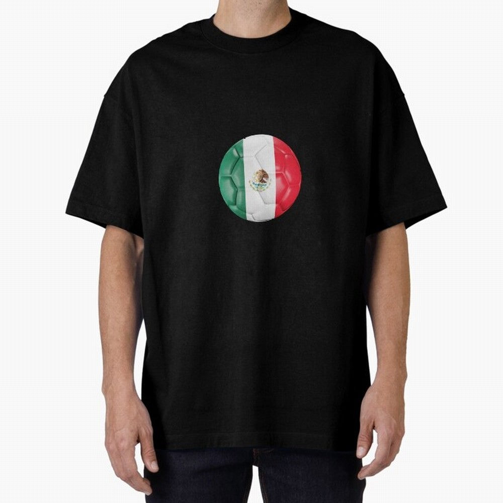 Mexico Football Oversized T-Shirt Represent Fans Who Live for FIFA World Cup 2026 Group Stage Spirit, Featuring France, CR7 and Messi, Stadium Chants, National Pride, Trophy Dreams and Unforgettable Football Memories; Perfect for Fans, Collectors,