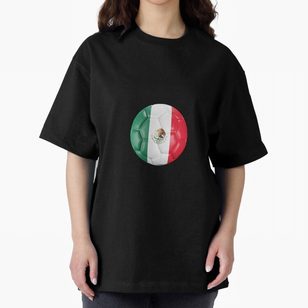 Mexico Football Oversized T-Shirt Represent Fans Who Live for FIFA World Cup 2026 Group Stage Spirit, Featuring France, CR7 and Messi, Stadium Chants, National Pride, Trophy Dreams and Unforgettable Football Memories; Perfect for Fans, Collectors,