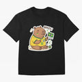Capivara Torcedora Oversized T-Shirt Feel International Energy from FIFA World Cup 2026 USA Canada Mexico Spirit, Centered on Netherlands, Haaland and Mbappe, Championship Spirit, Famous Goals, Roaring Crowds and International Football Unity;