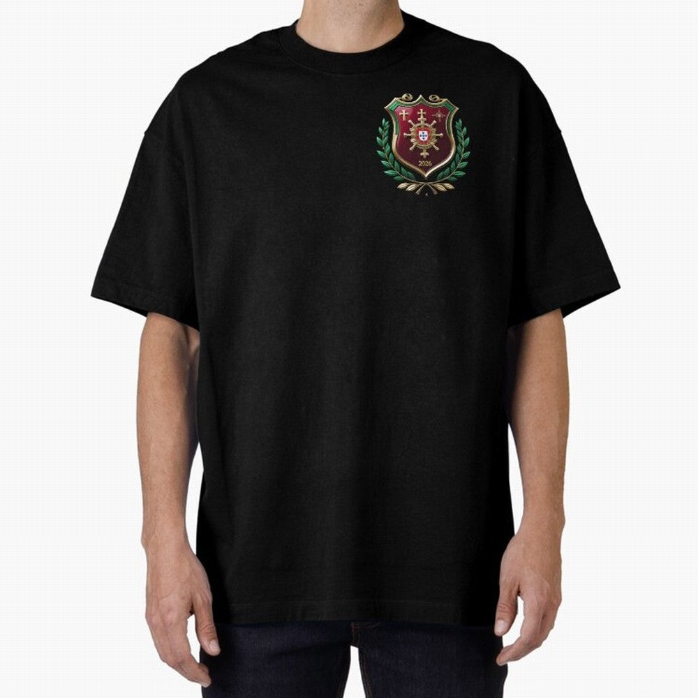 Portugal World Cup 2026 Oversized T-Shirt Celebrate Football Heritage in FIFA World Cup 2026 USA Canada Mexico Made for Messi, Argentina and Brazil Energy, Sports Nostalgia, International Competition, Famous Players and Unforgettable Victories;