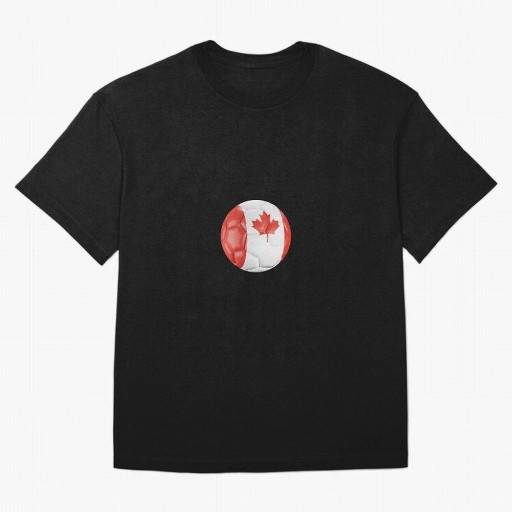 Canada Oversized T-Shirt Keep the Match Day Mood of FIFA World Cup 2026 for Fans of Messi, Neymar and Mbappe and Spain, Bringing Stadium Chants, National Pride, Trophy Dreams and Unforgettable Football Memories; Ideal for Fans Who Follow Messi,