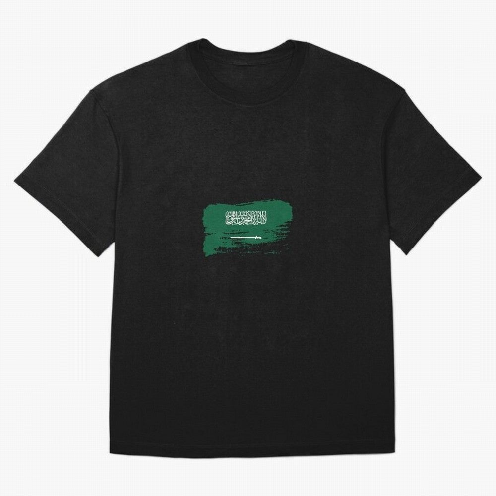 Saudi Arabia Oversized T-Shirt Bring Global Tournament Vibes to FIFA World Cup 2026 USA Canada Mexico Filled with Messi, Neymar and Mbappe, Spain Energy, Vintage Soccer Flavor, Modern Football Stars, National Flags and Final Night Emotion; Made for