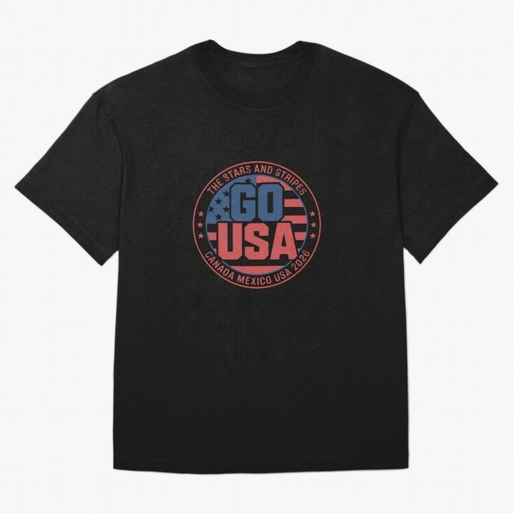 2026 USA Soccer Mexico Canada Oversized T-Shirt Bring a Vintage Feel to FIFA World Cup 2026 Spirit, Capturing England, France and Netherlands, Mbappe, Vintage Soccer Flavor, Modern Football Stars, National Flags and Final Night Emotion; Great for