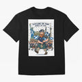 World Cup 2026 Tour Oversized T-Shirt Mark Global Football Passion for FIFA World Cup 2026, Made for Messi, Neymar and Mbappe, France and Portugal, Sports Nostalgia, International Competition, Famous Players and Unforgettable Victories; Created for