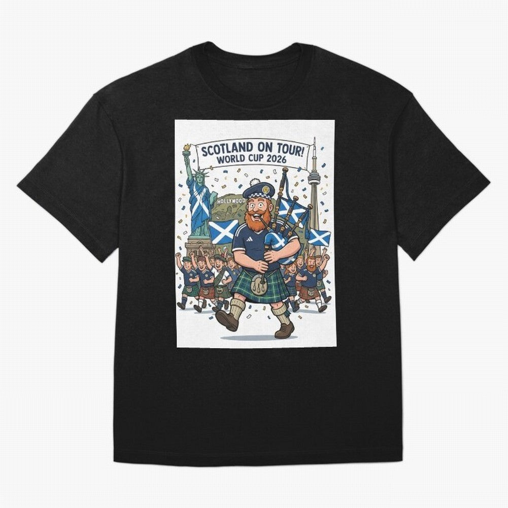 World Cup 2026 Tour Oversized T-Shirt Mark Global Football Passion for FIFA World Cup 2026, Made for Messi, Neymar and Mbappe, France and Portugal, Sports Nostalgia, International Competition, Famous Players and Unforgettable Victories; Created for