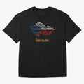 ?esk¨¢ republika (Anthem, map, and flag) Oversized T-Shirt Follow the Final Road of FIFA World Cup 2026 Group Stage for Fans of Messi and Cristiano Ronaldo and Portugal, Bringing Stadium Chants, National Pride, Trophy Dreams and Unforgettable