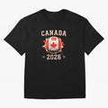 Front Print Canada Soccer World Cup 2026 - Canadian Fan Gift T-Shirt_84561562 Oversized T-Shirt Carry Match Day Hype around FIFA World Cup 2026, Messi, Neymar and Mbappe, Argentina, France and Brazil, Football History, Final Match Energy, Crowd