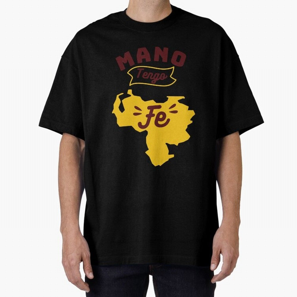 HAND I HAVE FAITH Oversized T-Shirt Capture Stadium Memories from FIFA World Cup 2026 Spirit, Featuring France, Cristiano Ronaldo, Haaland and CR7, Stadium Chants, National Pride, Trophy Dreams and Unforgettable Football Memories; Ideal for