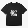 Mens World's Greatest Grandpa Shirt Papa Men Fathers Day Oversized T-Shirt Honor FIFA World Cup 2026 USA Canada Mexico for Fans of CR7 and Brazil, Portugal and Argentina, Bringing Tournament Hype, Historic Matchups, Family Viewing Parties and