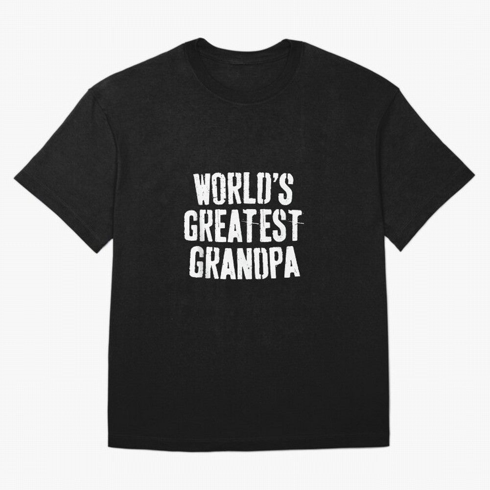 Mens World's Greatest Grandpa Shirt Papa Men Fathers Day Oversized T-Shirt Honor FIFA World Cup 2026 USA Canada Mexico for Fans of CR7 and Brazil, Portugal and Argentina, Bringing Tournament Hype, Historic Matchups, Family Viewing Parties and