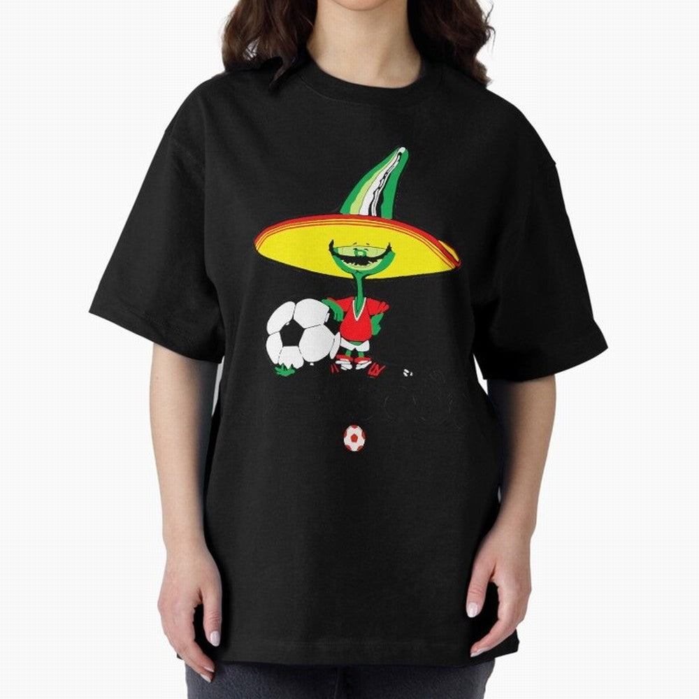 Mexico 86 Oversized T-Shirt Feel International Energy from Match Day Hype around FIFA World Cup 2026 USA Canada Mexico, CR7, Portugal, Spain and Germany, Game Day Rituals, Football Legends, Country Pride and the Road to the Final; Made for