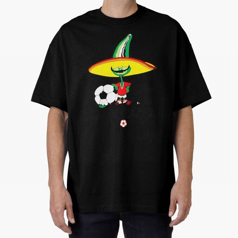 Mexico 86 Oversized T-Shirt Feel International Energy from Match Day Hype around FIFA World Cup 2026 USA Canada Mexico, CR7, Portugal, Spain and Germany, Game Day Rituals, Football Legends, Country Pride and the Road to the Final; Made for