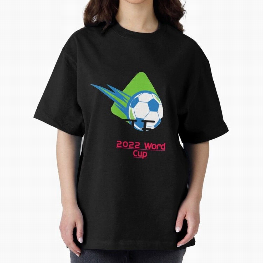 FIFA 2022 FOOTBALL WORLD CUP Upcoming World Cup design Oversized T-Shirt Fuel Your Fan Pride for Global Football Passion for FIFA World Cup 2026 Group Stage, Featuring Haaland, Portugal, Champion Mindset, Group Stage Buzz, Knockout Tension and