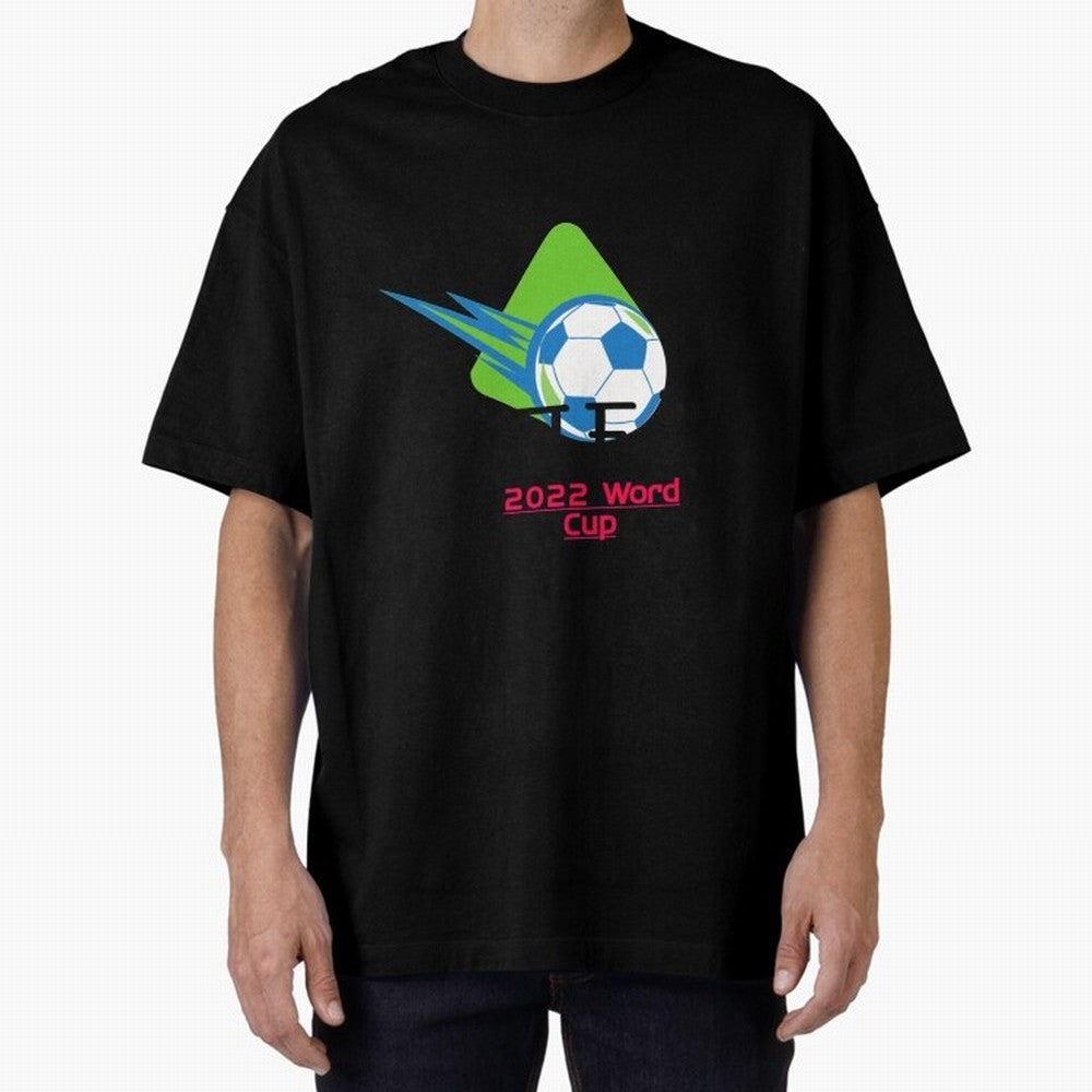 FIFA 2022 FOOTBALL WORLD CUP Upcoming World Cup design Oversized T-Shirt Fuel Your Fan Pride for Global Football Passion for FIFA World Cup 2026 Group Stage, Featuring Haaland, Portugal, Champion Mindset, Group Stage Buzz, Knockout Tension and