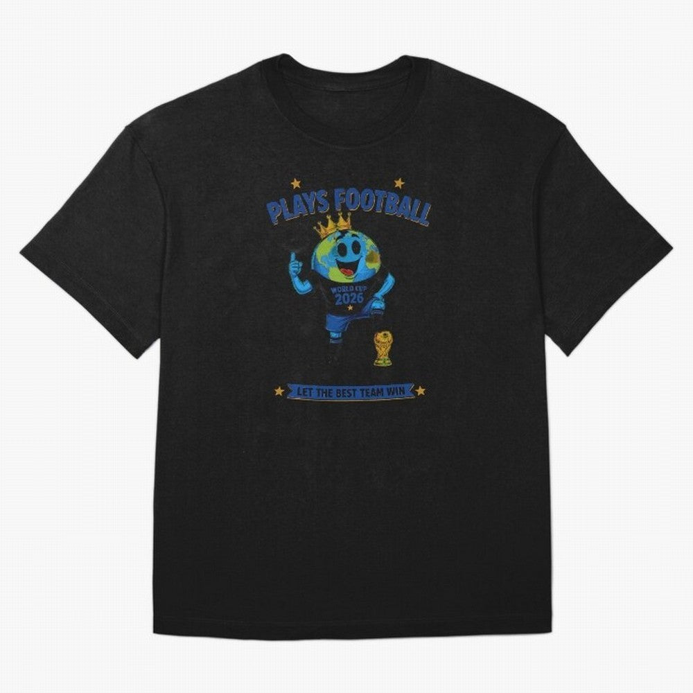 Soccer Oversized T-Shirt Follow Every Goal of FIFA World Cup 2026 USA Canada Mexico for Fans of Mbappe and Neymar and France and Portugal, Bringing Football Passion, Legendary Performances, Festival Vibes and Supporter Community; Made for Die Hard