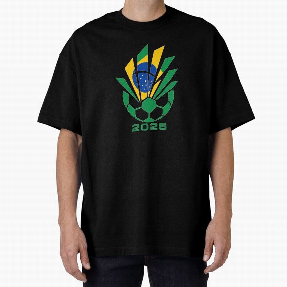 Mexican Soccer 2026 Flag Burst Emblem Oversized T-Shirt Build FIFA World Cup 2026 USA Canada Mexico Spirit, Highlighting Spain and Netherlands, CR7, Match Day Excitement, Supporter Culture, Golden Goals and Global Football Passion; Created for