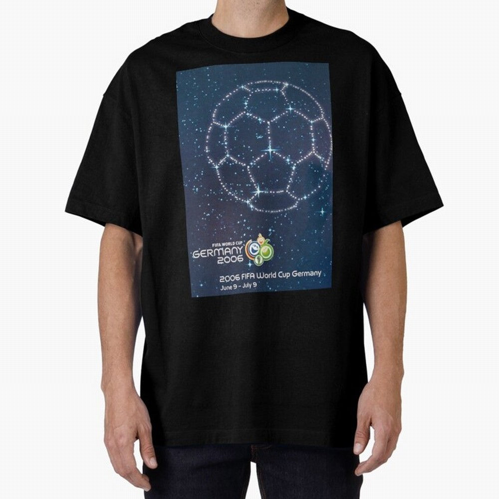 World Cup Germany 2006 v2. Oversized T-Shirt Celebrate Football Dreams Across FIFA World Cup 2026 with Haaland and Mbappe, Germany Energy, Tournament Hype, Historic Matchups, Family Viewing Parties and Global Sports Pride; Ideal for Fans Who Follow