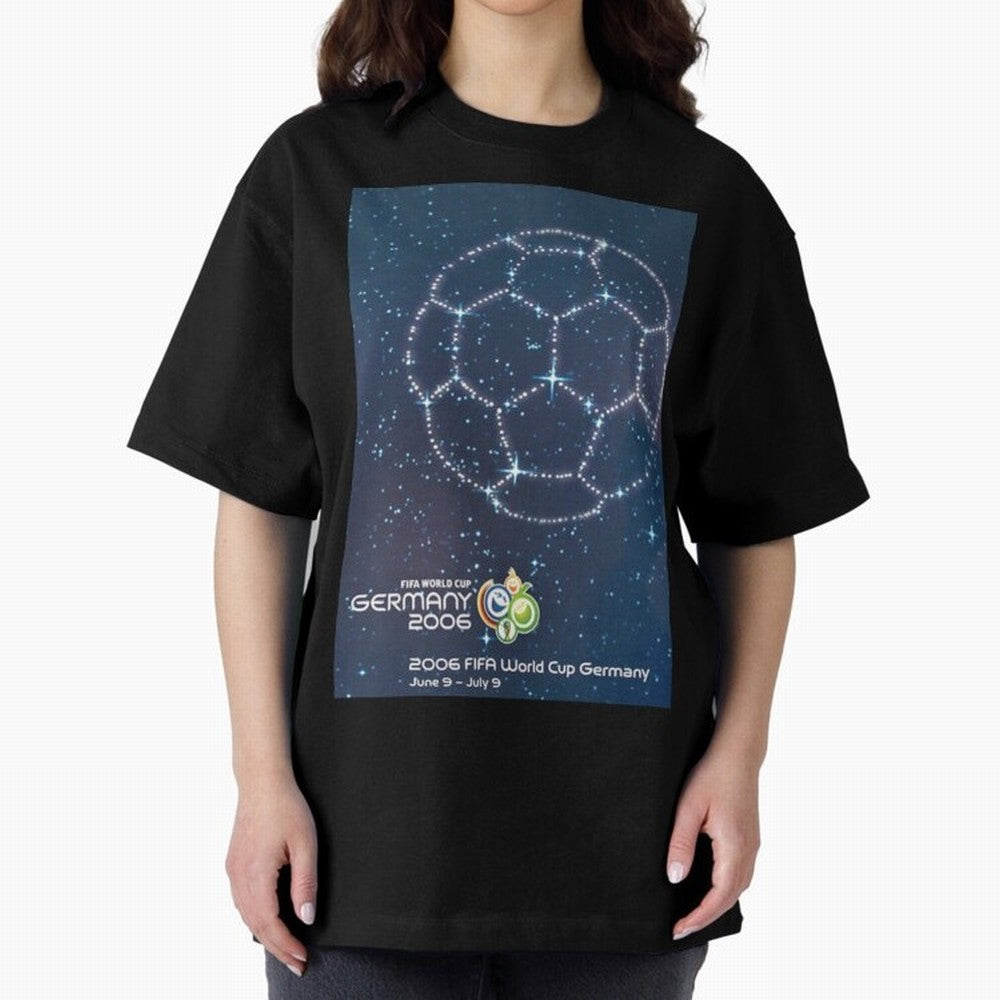 World Cup Germany 2006 v2. Oversized T-Shirt Celebrate Football Dreams Across FIFA World Cup 2026 with Haaland and Mbappe, Germany Energy, Tournament Hype, Historic Matchups, Family Viewing Parties and Global Sports Pride; Ideal for Fans Who Follow
