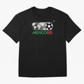 Mexico 86 Logo Tribute ¨C Retro Soccer World Cup Inspired Graphic | Vintage Mexican Football Art | Ruben Santiago Creative Oversized T-Shirt Celebrate the Next Chapter of the FIFA World Cup 2026 Journey through Mbappe and Neymar Highlights, Brazil