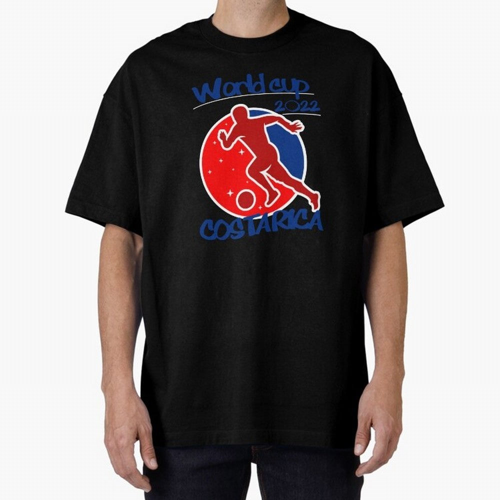 Costa Rica World Cup 2022 Oversized T-Shirt Celebrate Football Dreams Across FIFA World Cup 2026 Group Stage Spirit, Capturing England, Messi and Cristiano Ronaldo, Goal Celebration Energy, Supporter Heritage, Football Icons and Worldwide
