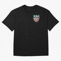 U.S.A Retro Style World Cup 2026 Oversized T-Shirt Turn Every Weekend Toward FIFA World Cup 2026 for Fans of Messi, CR7 and Mbappe and France and Portugal, Bringing Vintage Soccer Flavor, Modern Football Stars, National Flags and Final Night